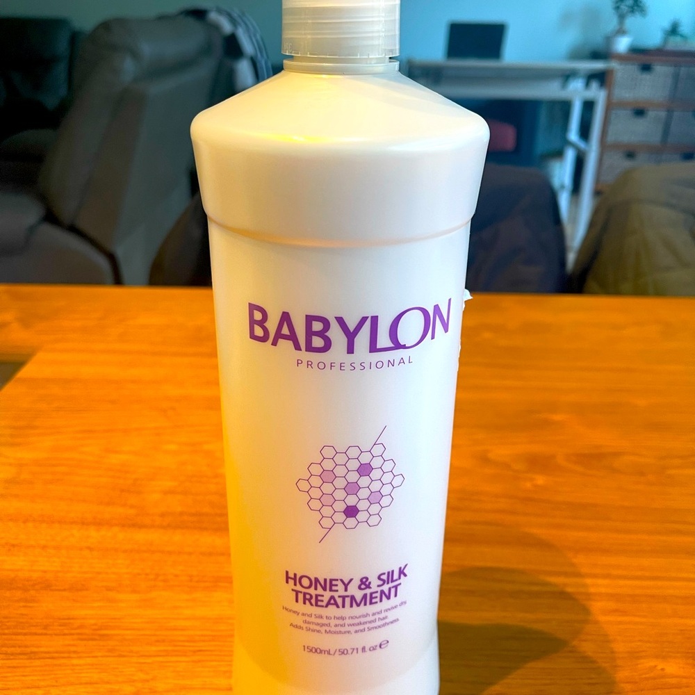 Babylon Honey & Silk Treatment
Brand New 
Huge size:1500ml/50.71oz
